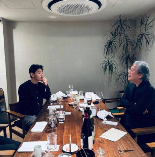 ▲ 뷔(왼쪽), 박찬욱 감독. 출처| 뷔 인스타그램