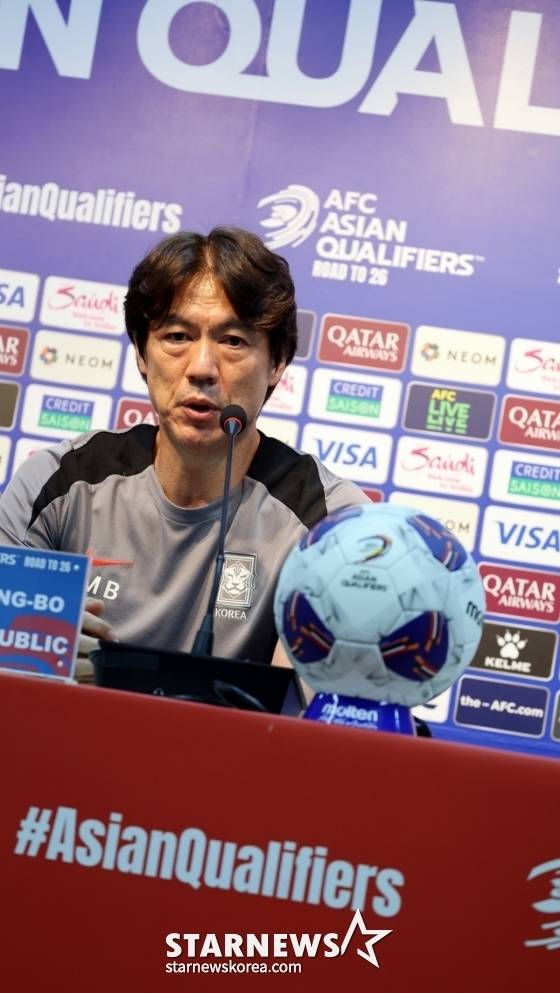 홍명보 한국 축구대표팀 감독. /사진=강영조 선임기자