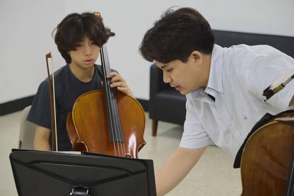 국립심포니오케스트라 공연과 연계한 마스터클래스 / 사진=서귀포시