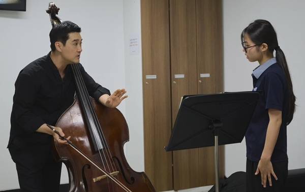 국립심포니오케스트라 공연과 연계한 마스터클래스 / 사진=서귀포시