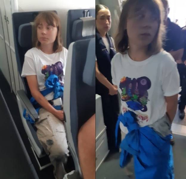 이스라엘 외무부가 공개한 툰베리 모습. /이스라엘 외무부 엑스