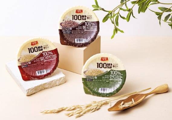 동원F&B의 즉석밥 브랜드 ‘양반 100밥’. /동원F&B 제공