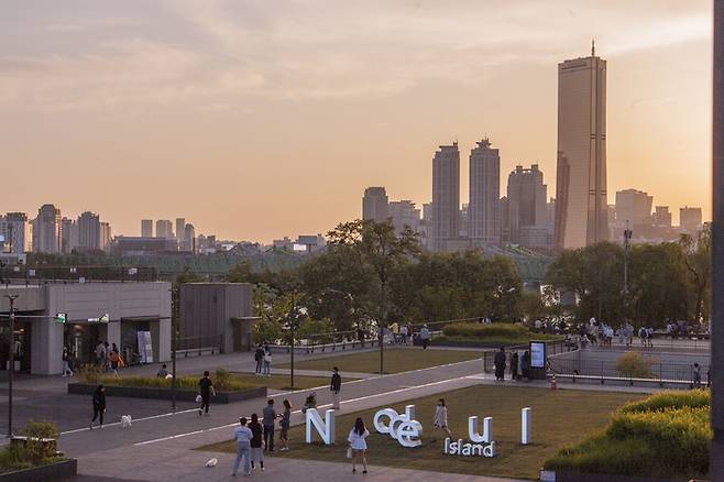 노들섬 노을 / 사진=서울관광재단