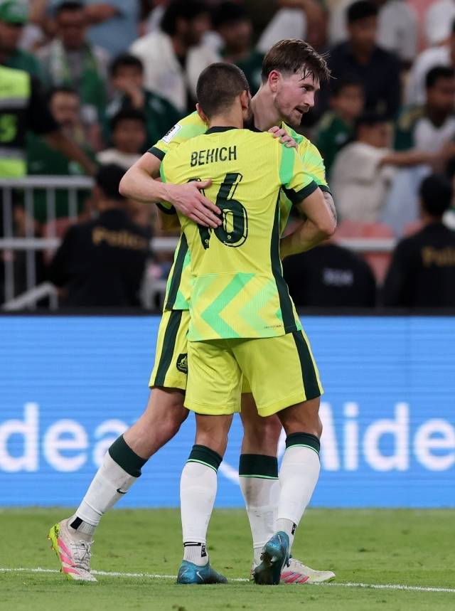 맷카프는 전반 귀중한 동점골을 터뜨리며 역전승 발판을 마련했다. 사진=사우디 아라비아 대표팀 SNS