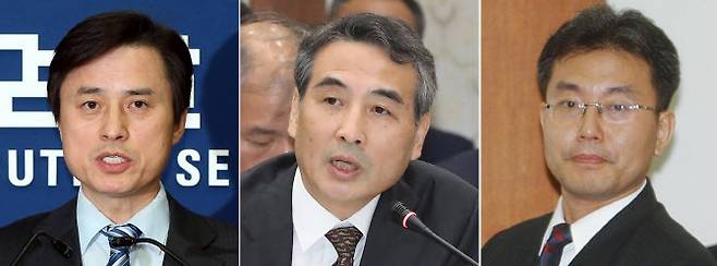 이재명 대통령은 12일 내란 특검으로 조은석 전 감사원장 권한대행을(왼쪽부터), 김건희 특검으로 민중기 전 서울중앙지방법원장을, 채상병 특검으로 이명현 전 국방부 검찰단 고등검찰부장을 지명했다고 더불어민주당이 13일 발표했다.(사진-연합뉴스)