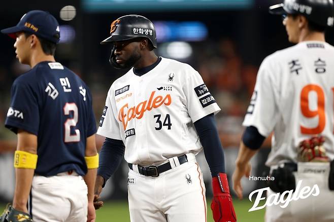 플로리얼은 13일 경기를 앞두고 엔트리에서 말소됐다. 사진 | 한화 이글스