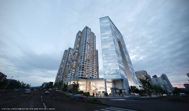 어나드 범어 투시도. 포스코이앤씨.