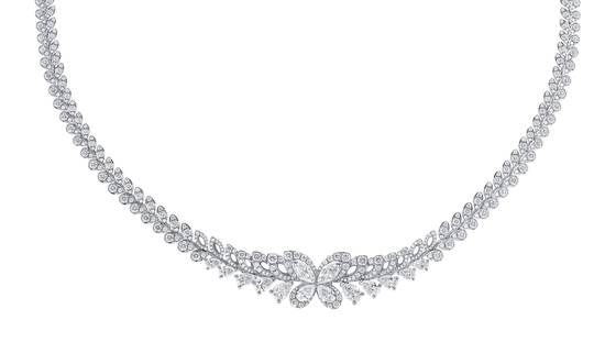 그라프가 올해 선보인 버터플라이 하이 주얼리 네크리스. 사진 그라프