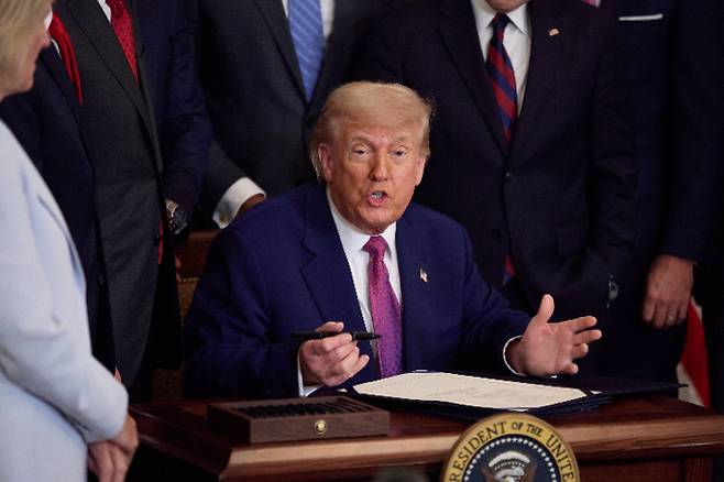 도널드 트럼프 미국 대통령. 연합뉴스