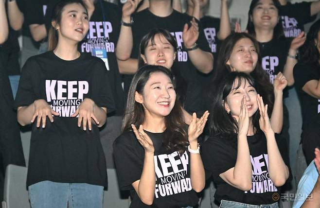 서울 중구 장충체육관에서 14일 진행된 ‘2025 더 홀리 스피릿 페스티벌’ 현장 모습. 여의도순복음교회 제공