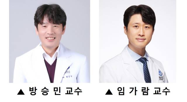 방승민(왼쪽)·임가람 세브란스병원 소화기내과 교수. 사진 제공=세브란스병원