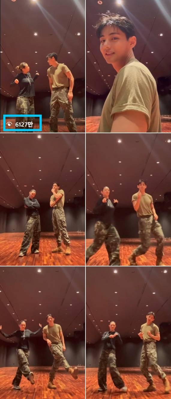 방탄소년단 뷔 댄스 영상 2일만 6000만뷰 돌파