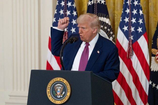 도널드 트럼프 미국 대통령. ⓒ Xinhua=뉴시스