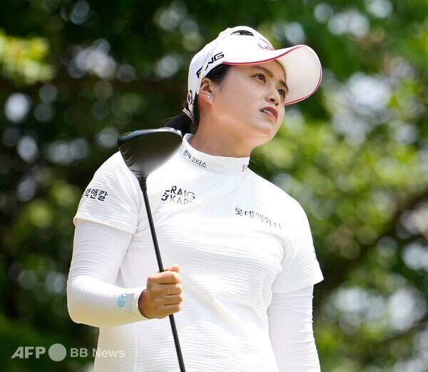 2025년 미국여자프로골프(LPGA) 투어 마이어 LPGA 클래식 우승 경쟁에 뛰어든 최혜진 프로가 3라운드에서 경기하는 모습이다. 사진제공=ⓒAFPBBNews = News1
