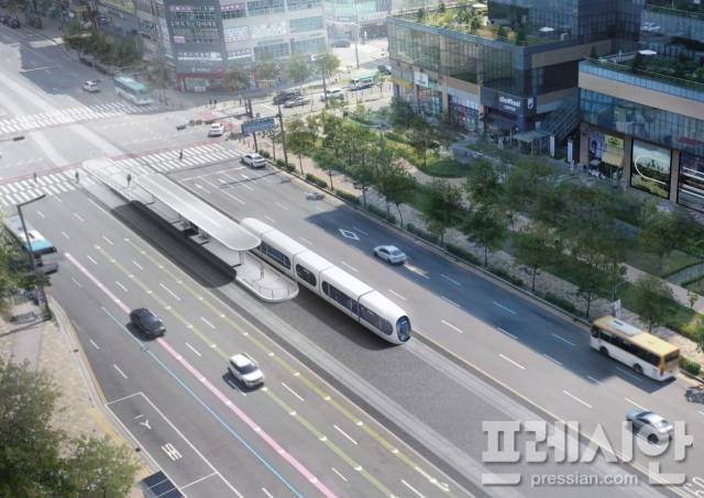 ▲동탄 도시철도 건설사업(동탄트램) 조감도 ⓒ화성특례시