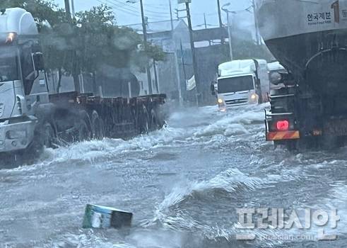 ▲장마철 침수피해ⓒ프레시안