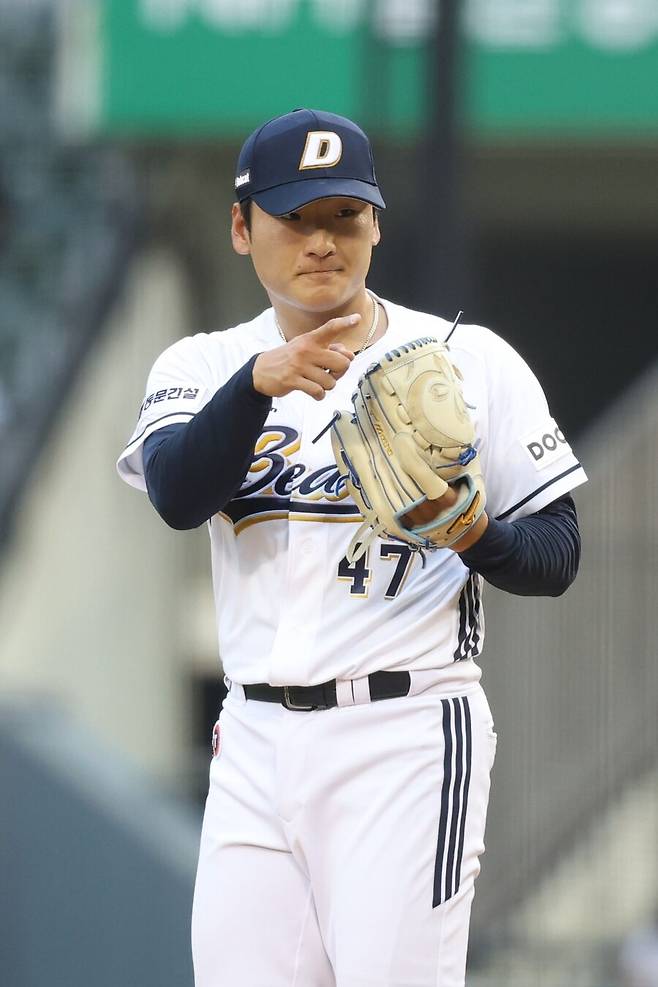 ▲ 곽빈 ⓒ두산 베어스