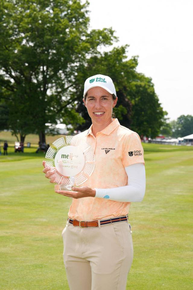 16일 미국여자프로골프(LPGA) 투어 마이어 클래식에서 우승을 차지한 카를로타 시간다. 연합뉴스