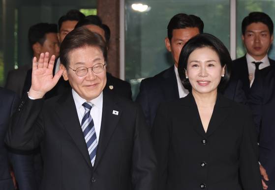 이재명 대통령과 김혜경 여사. 〈사진=연합뉴스〉