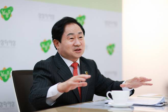 주광덕 남양주시장. /사진제공=남양주시