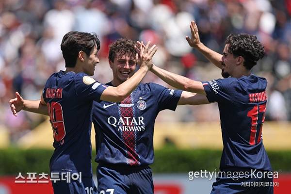 이강인-네베스-비티냐 / 사진=Gettyimages 제공