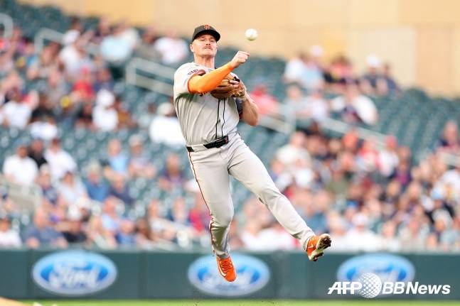 샌프란시스코의 맷 채프먼. /AFPBBNews=뉴스1