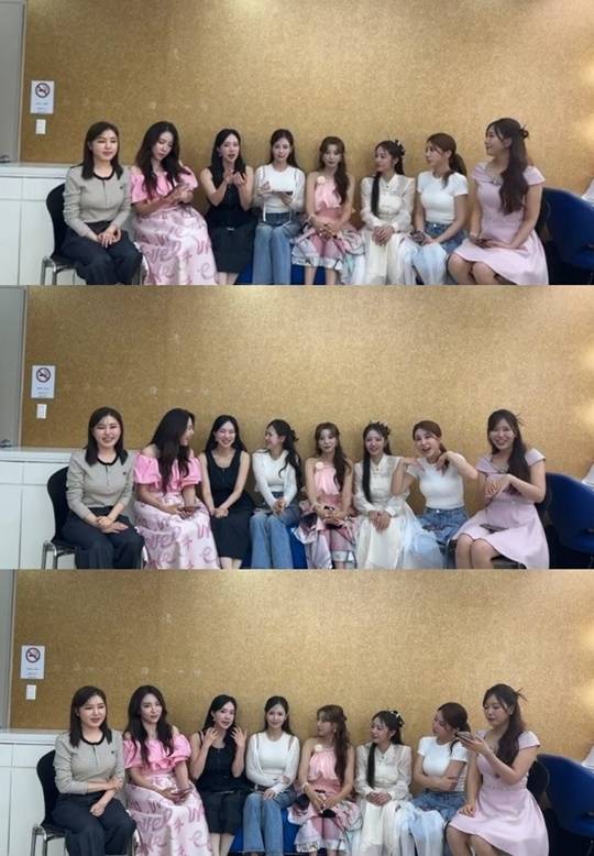 ‘미스트롯1’ 멤버들. 사진l송가인 인스타그램 라이브 캡처