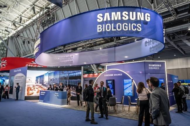 16일 바이오 USA 행사장에 마련된 삼성바이오로직스 부스./제공=삼성바이오로직스.