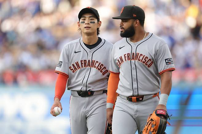 샌프란시스코 자이언츠 이정후(왼쪽). Imagn Images연합뉴스