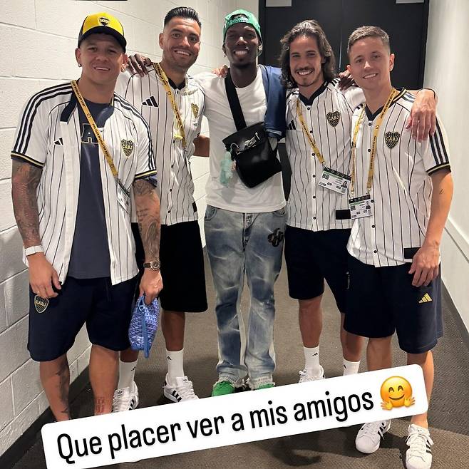 출처=폴 포그바 SNS 캡쳐