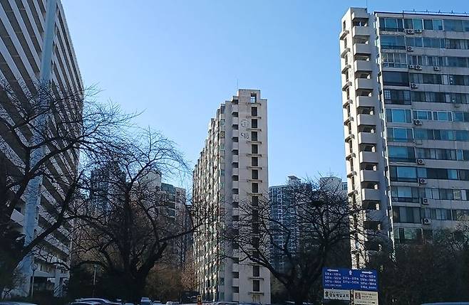 재건축 추진 중인 잠실 주공5단지. 김희량 기자