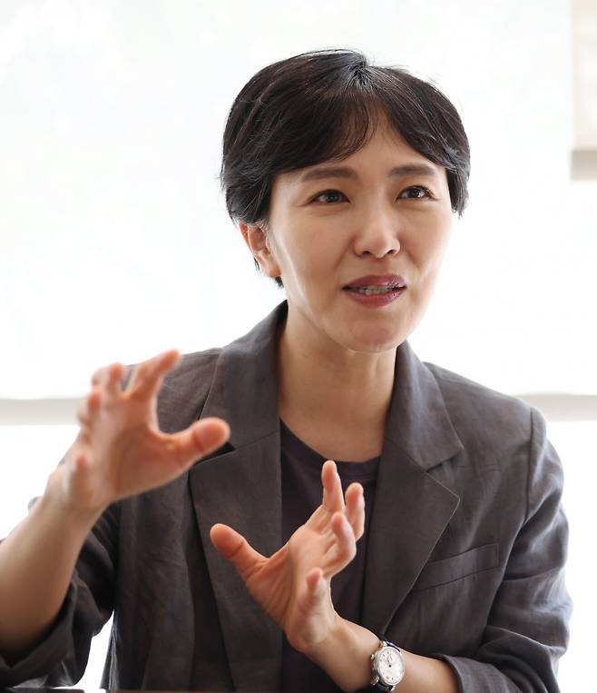 여자경 대전시립교향악단 상임지휘자, 사진=이솔 기자