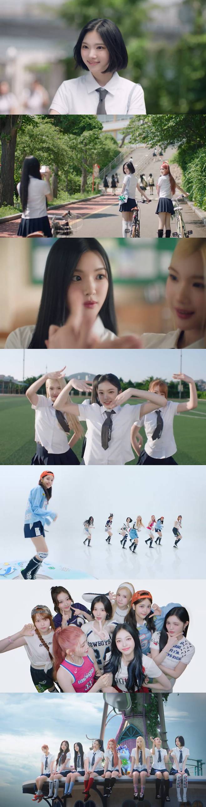 그룹 하츠투하츠 '스타일' 뮤직비디오 캡처 /사진=SM엔터테인먼트 제공