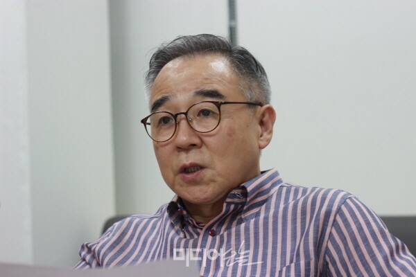 ▲ 지난 16일 고려대 미디어학관에서 만난 박재영 교수. 사진=박재령 기자