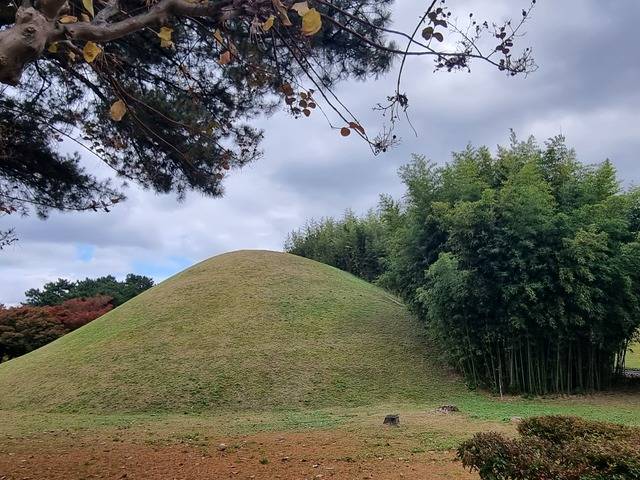 신라시대 철검이 출토된 검총.