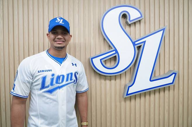 삼성라이온즈 새 외국인투수 헤르손 가라비토. 사진=삼성라이온즈