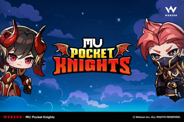 웹젠 신작 게임 뮤 포켓나이츠 BI 공개.