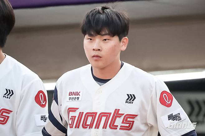 독립야구단 화성시 코리요 출신 최초의 프로야구 선수, 롯데 자이언츠 박찬형. 사진=롯데 자이언츠