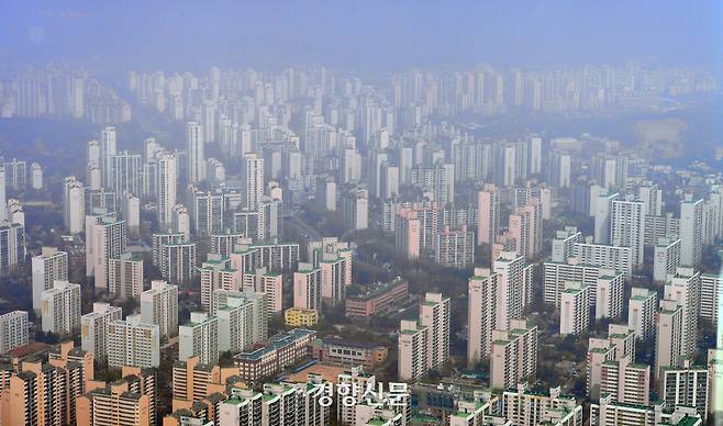 경기 분당 아파트 전경. 정지윤기자