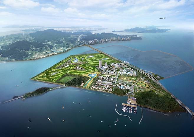 인천 한상드림아일랜드 조감도. 해양수산부 제공