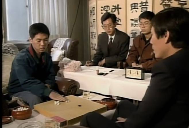 1991년 조훈현, 이창호의 사제간 대결. 한국기원 제공