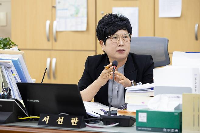 서선란 의원. 순천시의회 제공