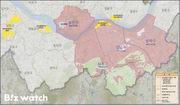 서울시 토허구역 확대지정/자료=국토교통부