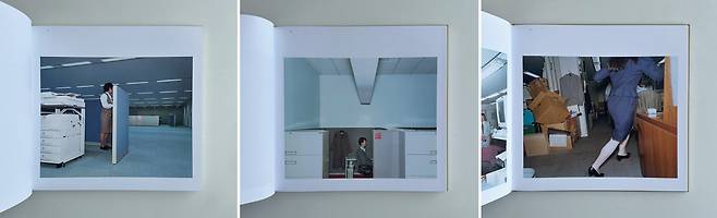 ‘사무실/LA 사무실(Office/LA Office)’은 사무실의 다양한 풍경과 그 안에 놓인 인간의 불편한 존재감을 포착하고, 산업화와 세계화가 만든 인간소외적 풍경을 보여준다. 사무실 문화의 관료주의, 무질서, 따분함, 멜랑콜리를 담은 이 작업은 노동과 공간 그리고 인간 존재 사이의 복잡한 관계를 들여다본다 / 사진 김진영