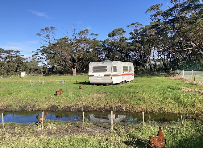 애그리투어리즘 생태계 구축에 나선 ‘세일러스 그레이브 브루잉’ 풍경. 박미향 기자