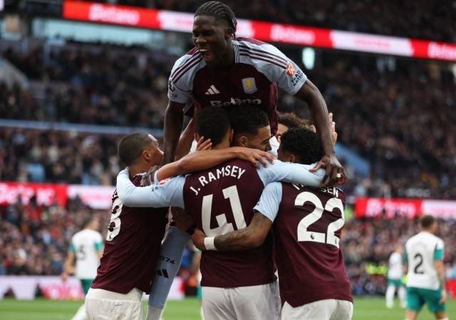 애스턴 빌라 선수들. 사진=REUTERS=연합뉴스