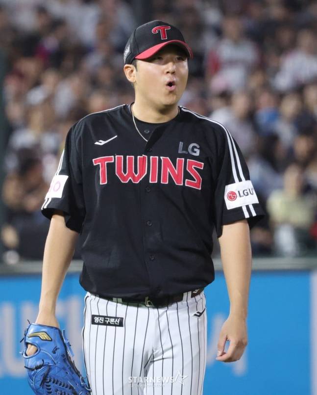 LG 송승기. /사진=김진경 대기자