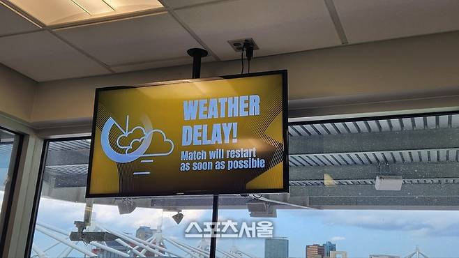 울산HD와 마멜로디 선다운스(남아프리카공화국)의 국제축구연맹(FIFA) 클럽월드컵 첫판이 기상 변수로 킥오프가 미뤄졌다. 사진 | 올랜도=김용일 기자