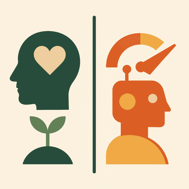 인공지능(AI) 개발 기조를 둘러싸고 '안전성에 방점을 둔 접근'과 '속도에 방점을 둔 기조' 간 방향 차이가 뚜렷해지고 있다. (사진=챗GPT 활용)