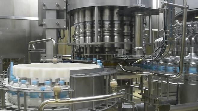 농심 백산수 공장 설비 ⓒ농심